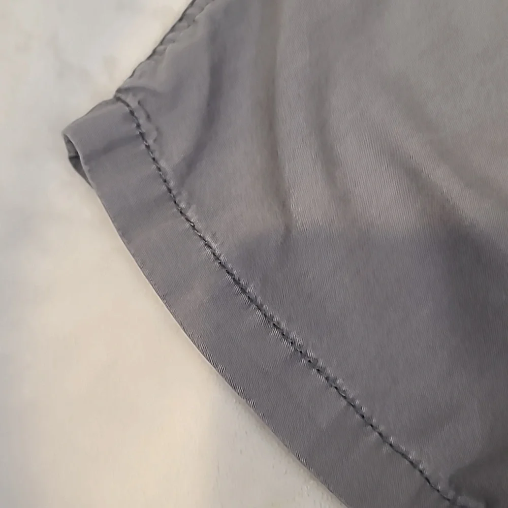 Cat & Jack Regular Woven Cotton Drawstring Elastic Waist Pull-On Shorts in Gray